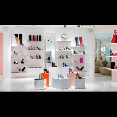 bag shoe store display cab...