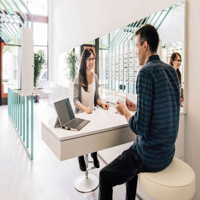 glass optical display cabi...