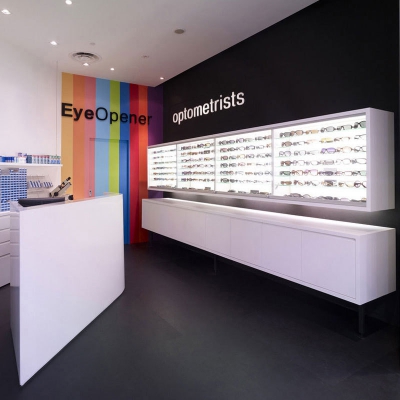 glass optical display cabi...