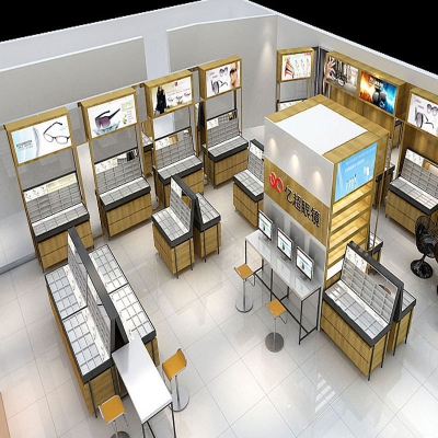 glass optical display cabi...