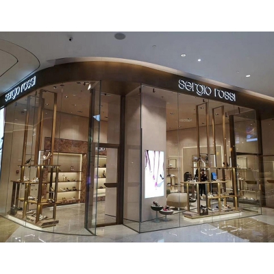 bag shoe store display cab...