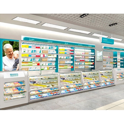 pharmacy shop display cabi...