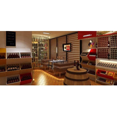 tobacco and wine display c...