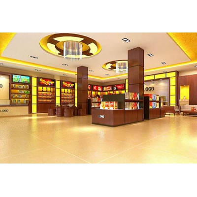 tobacco and wine display c...