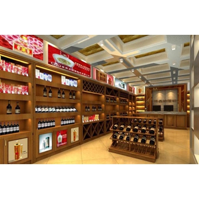 tobacco and wine display c...